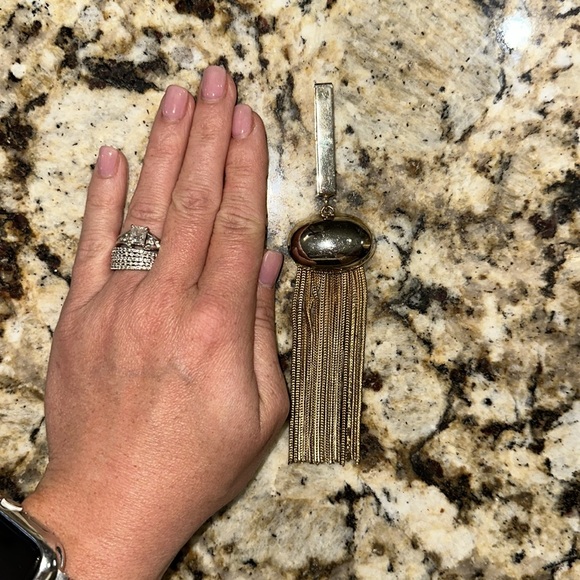 Vintage H. Pomerantz & CO. Fringe Pendant - Picture 3 of 3